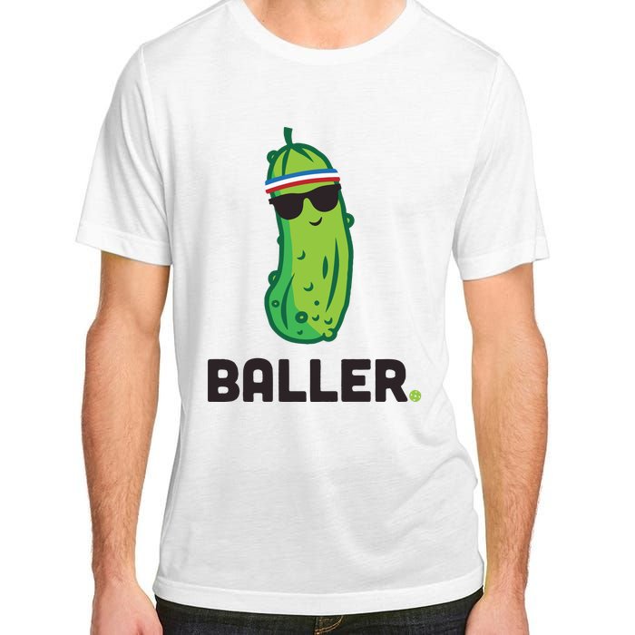 Pickle Baller Funny Pickleball Adult ChromaSoft Performance T-Shirt