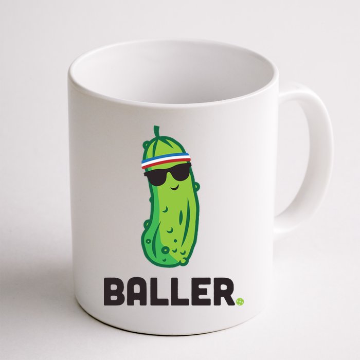 Pickle Baller Funny Pickleball Mug
