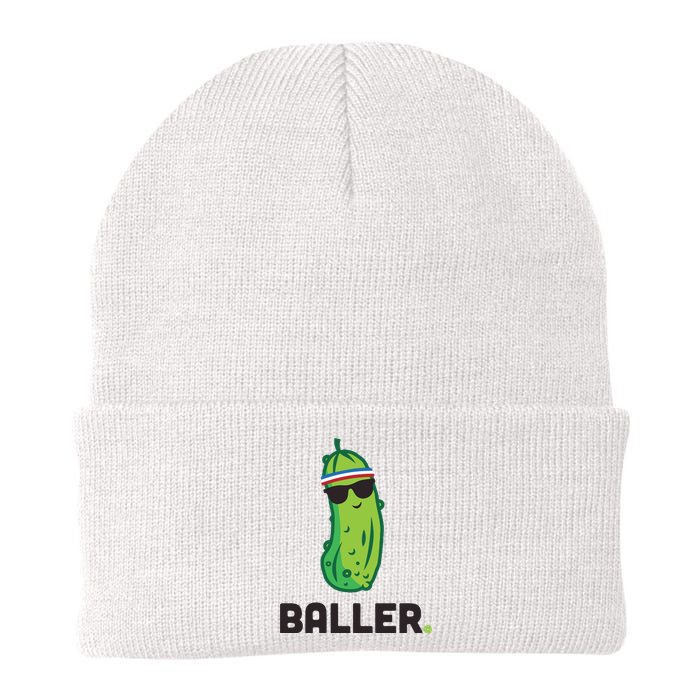 Pickle Baller Funny Pickleball Knit Cap Winter Beanie