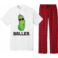 Pickle Baller Funny Pickleball Pajama Set