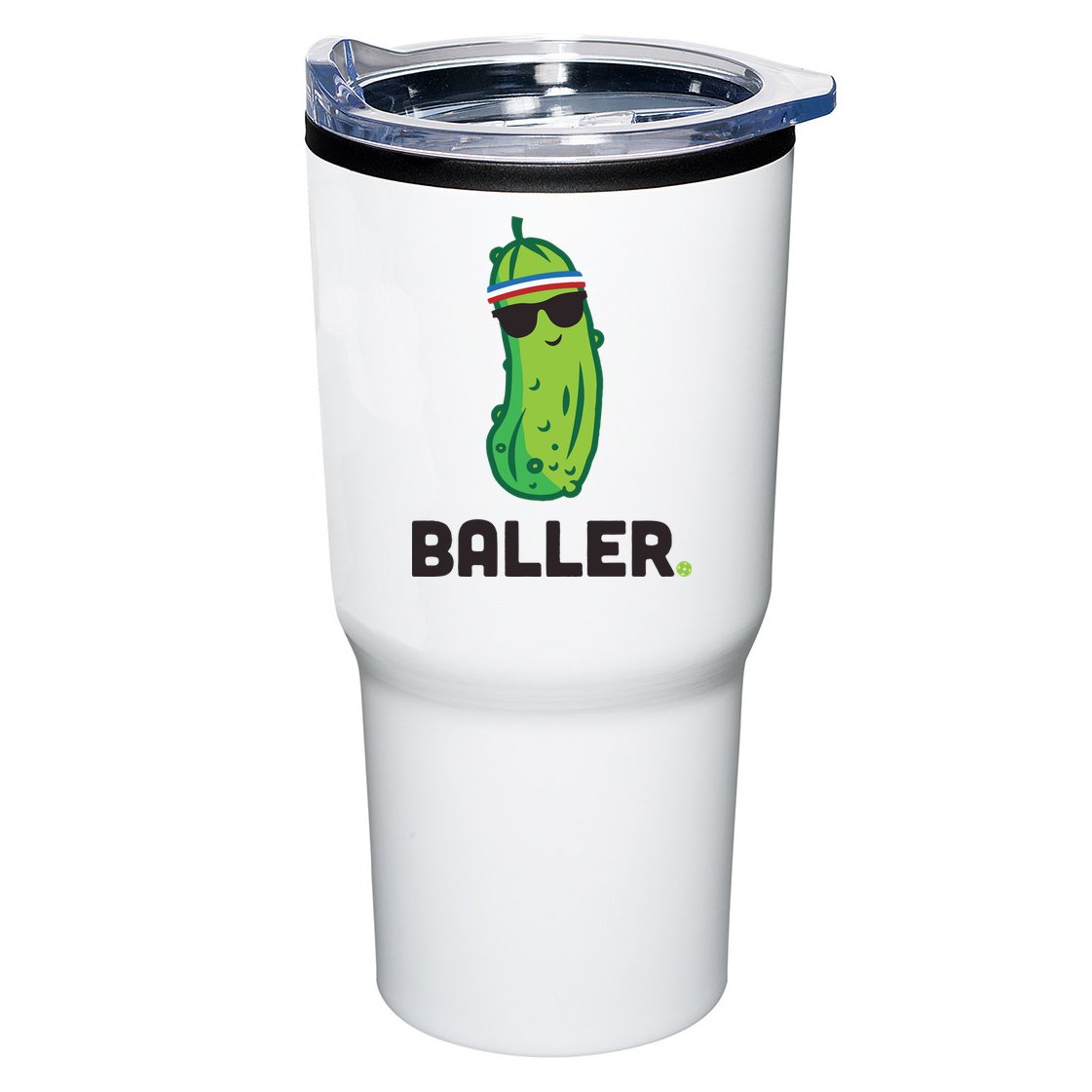 Pickle Baller Funny Pickleball Tumbler
