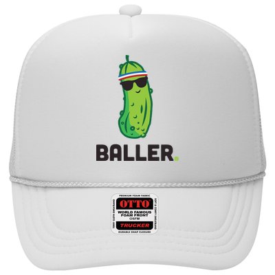 Pickle Baller Funny Pickleball Trucker Hat