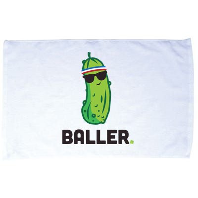 Pickle Baller Funny Pickleball Microfiber Hand Towel