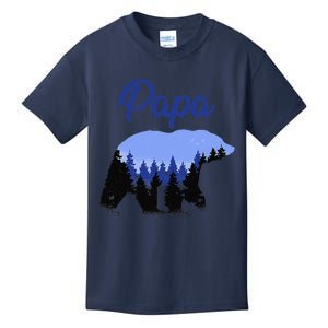 Papa Bear Funny For Dad Gift Ideas Fathers Day Kids T-Shirt