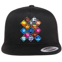 Plush Blox Fruit Costume  Flat Bill Trucker Hat
