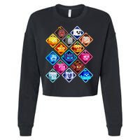 Plush Blox Fruit Costume  Cropped Pullover Crew