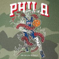 Philadelphia Basketball For The Love Of P.h.i.l.l.y Legacy Tie Dye Trucker Hat