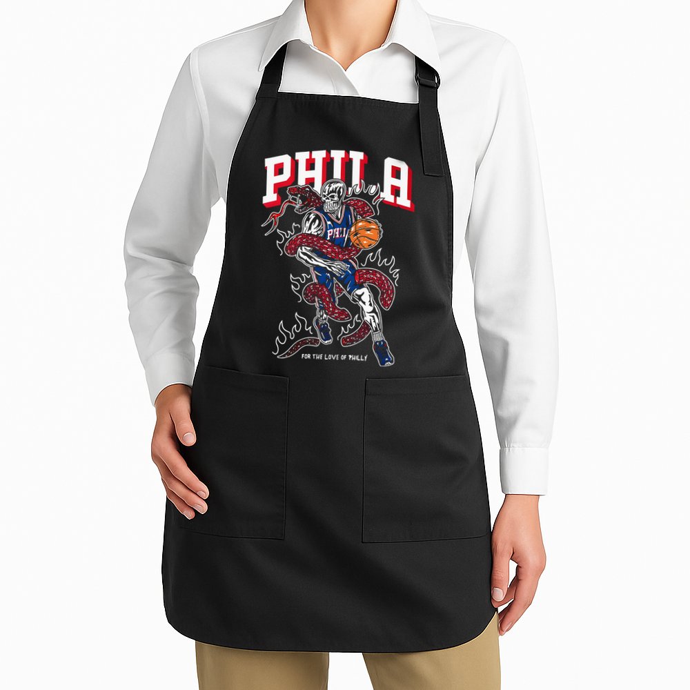Philadelphia Basketball For The Love Of P.h.i.l.l.y Apron
