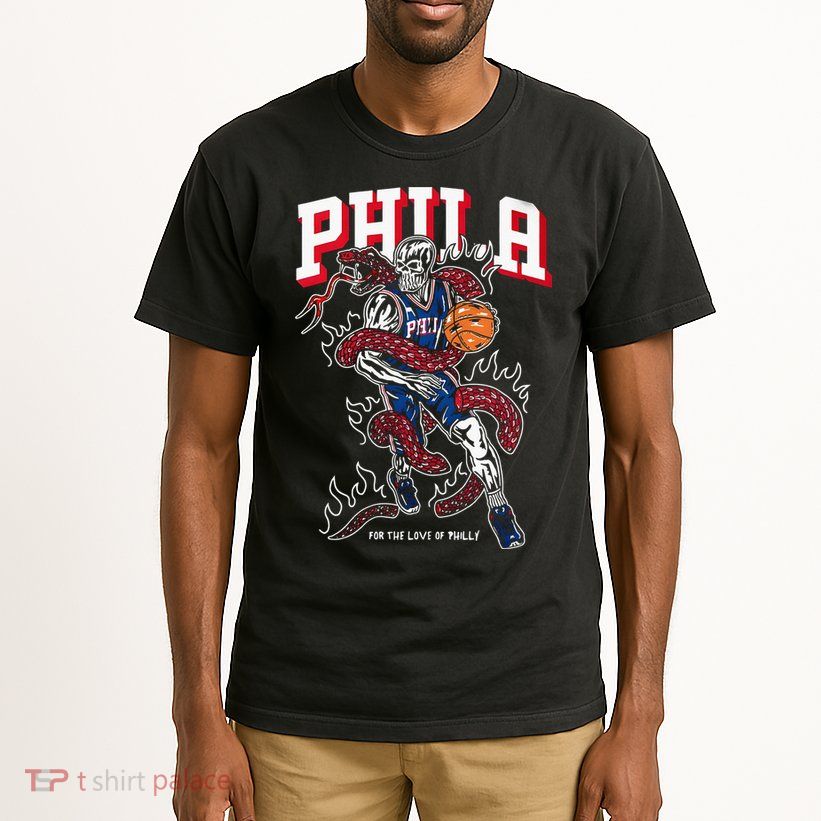 Philadelphia Basketball For The Love Of P.h.i.l.l.y Tall T-Shirt