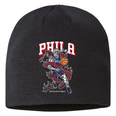 Philadelphia Basketball For The Love Of P.h.i.l.l.y Sustainable Beanie