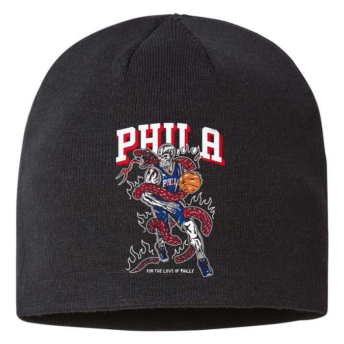 Philadelphia Basketball For The Love Of P.h.i.l.l.y Sustainable Beanie