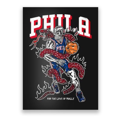Philadelphia Basketball For The Love Of P.h.i.l.l.y Poster