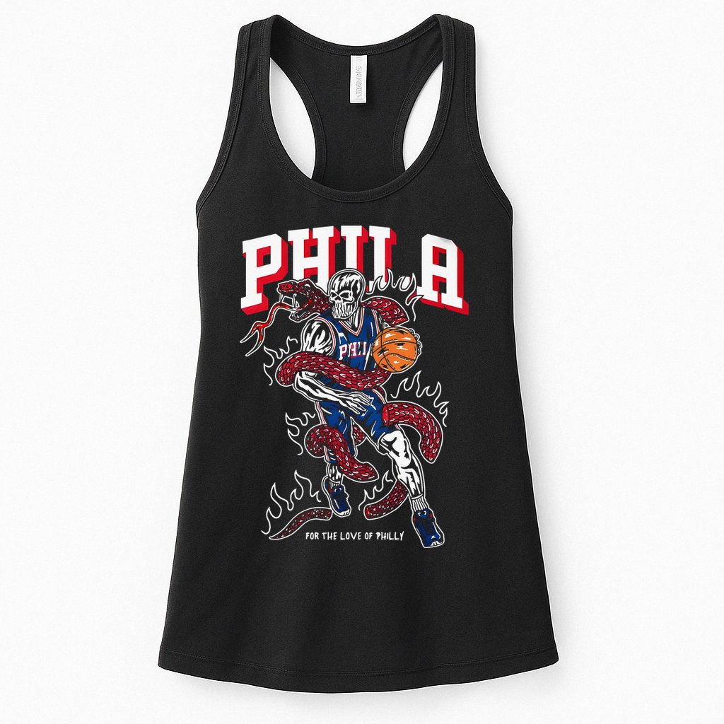 Philadelphia Basketball For The Love Of P.h.i.l.l.y Womens Tank Top