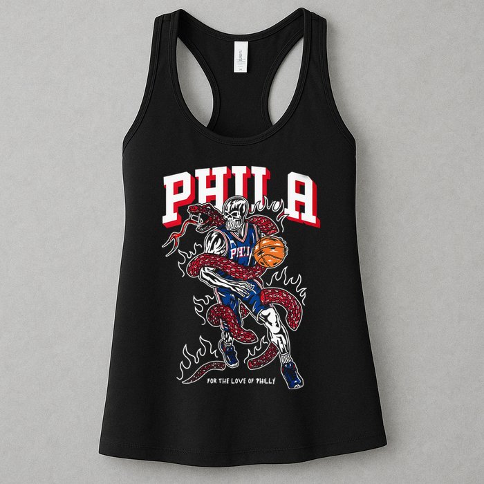 Philadelphia Basketball For The Love Of P.h.i.l.l.y Womens Tank Top