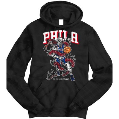 Philadelphia Basketball For The Love Of P.h.i.l.l.y Tie Dye Hoodie