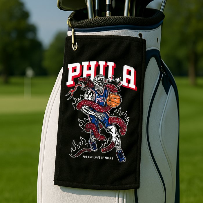Philadelphia Basketball For The Love Of P.h.i.l.l.y Golf Towel