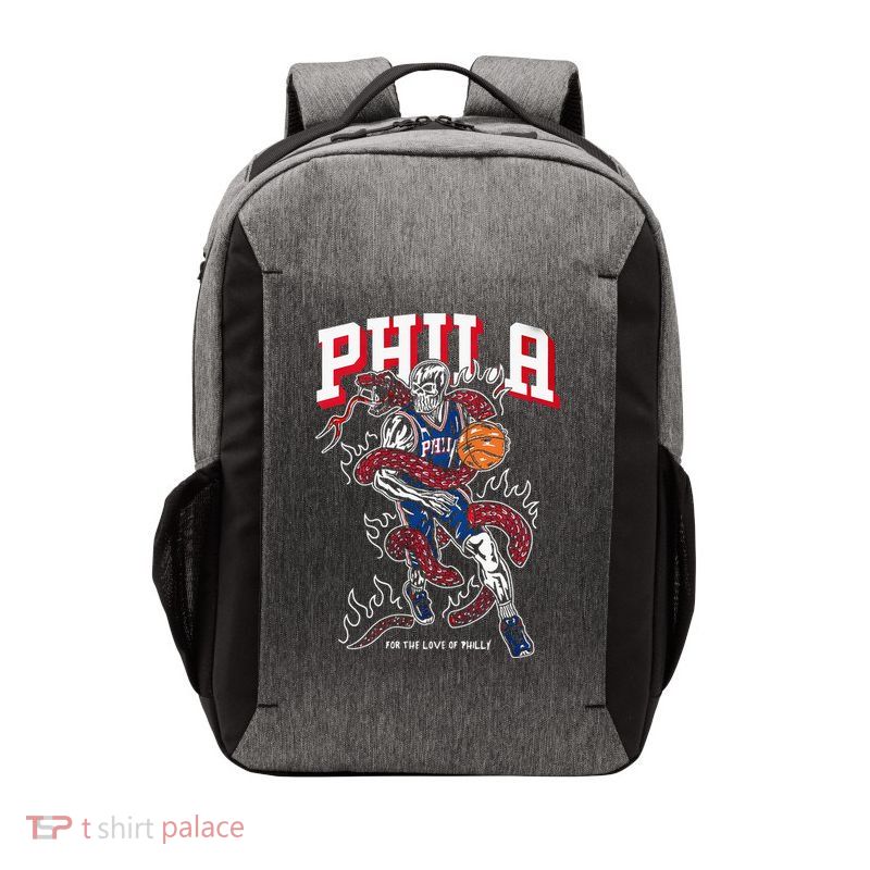 Philadelphia Basketball For The Love Of P.h.i.l.l.y Vector Backpack