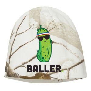 Pickle Baller Funny Pickleball Kati - Camo Knit Beanie