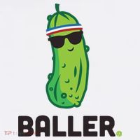 Pickle Baller Funny Pickleball Mousepad