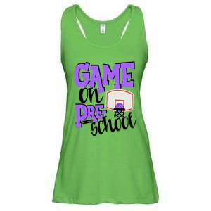 Preschool Basketball First Day Of School Sports Purple Gift Ladies Essential Flowy Tank