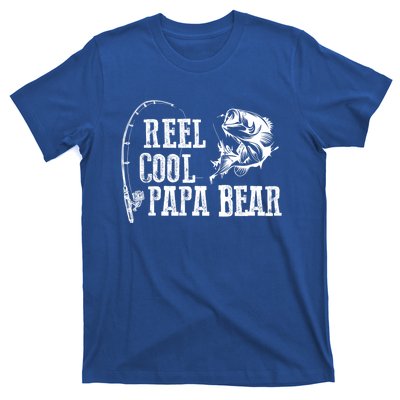 Papa Bear Fishing: Reel Cool Papa Bear Funny Gift Cute Gift T-Shirt