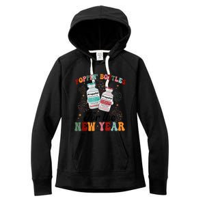 Poppin Bottles For The New Year Propofol Icu Nurse New Year Women's Fleece Hoodie