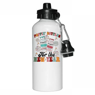 Poppin Bottles For The New Year Propofol Icu Nurse New Year Aluminum Water Bottle 