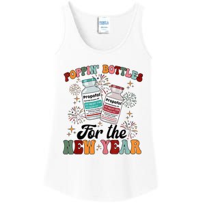 Poppin Bottles For The New Year Propofol Icu Nurse New Year Ladies Essential Tank