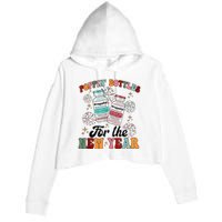 Poppin Bottles For The New Year Propofol Icu Nurse New Year Crop Fleece Hoodie