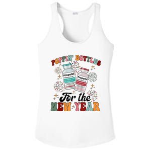 Poppin Bottles For The New Year Propofol Icu Nurse New Year Ladies PosiCharge Competitor Racerback Tank