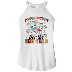 Poppin Bottles For The New Year Propofol Icu Nurse New Year Women's Perfect Tri Rocker Tank