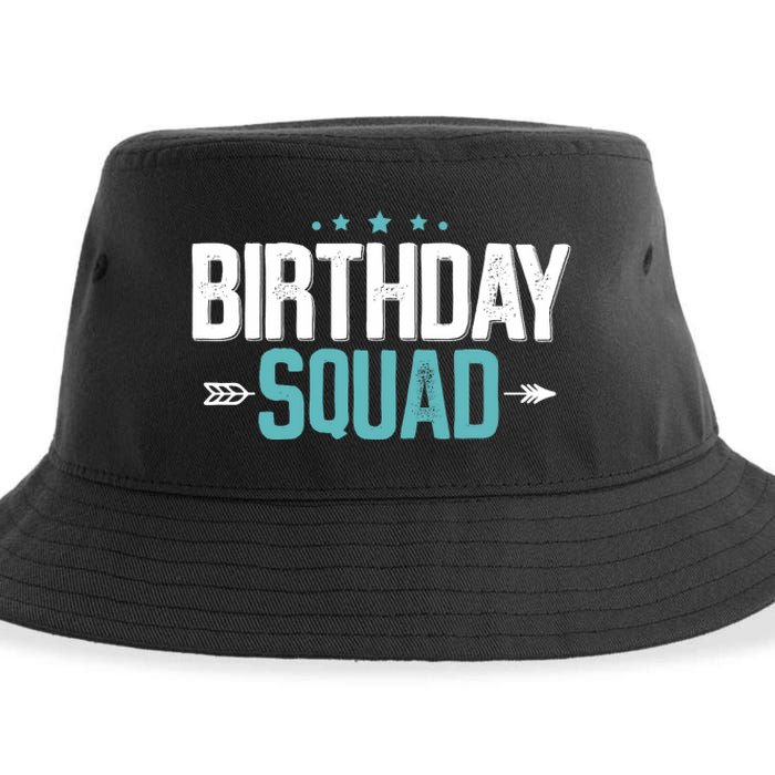 Party Birthday for Boy Birthday Squad Sustainable Bucket Hat