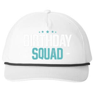 Party Birthday for Boy Birthday Squad Snapback Five-Panel Rope Hat