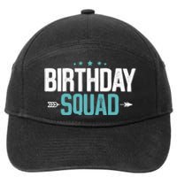 Party Birthday for Boy Birthday Squad 7-Panel Snapback Hat