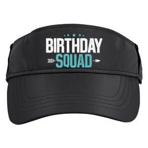 Party Birthday for Boy Birthday Squad Adult Drive Performance Visor