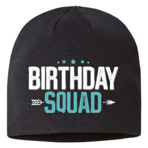 Party Birthday for Boy Birthday Squad Sustainable Beanie