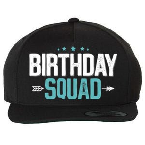 Party Birthday for Boy Birthday Squad Wool Snapback Cap