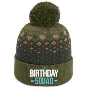 Party Birthday for Boy Birthday Squad The Baniff Cuffed Pom Beanie