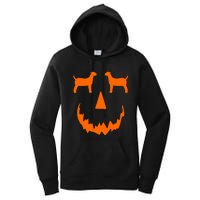 Pumpkin Boer Goat Show Halloween Women's Pullover Hoodie