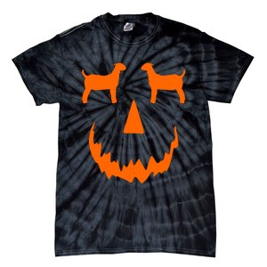 Pumpkin Boer Goat Show Halloween Tie-Dye T-Shirt