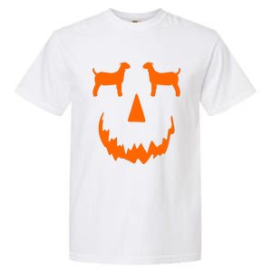 Pumpkin Boer Goat Show Halloween Garment-Dyed Heavyweight T-Shirt