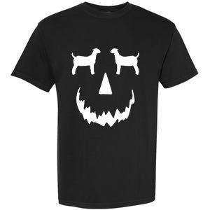 Pumpkin Boer Goat Show Halloween Garment-Dyed Heavyweight T-Shirt