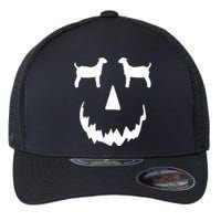 Pumpkin Boer Goat Show Halloween Flexfit Unipanel Trucker Cap