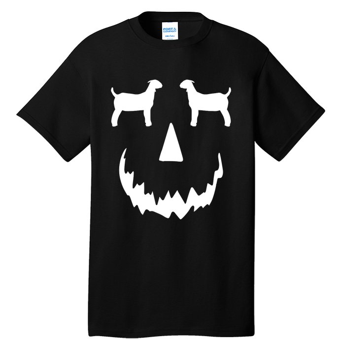 Pumpkin Boer Goat Show Halloween Tall T-Shirt