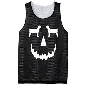 Pumpkin Boer Goat Show Halloween Mesh Reversible Basketball Jersey Tank