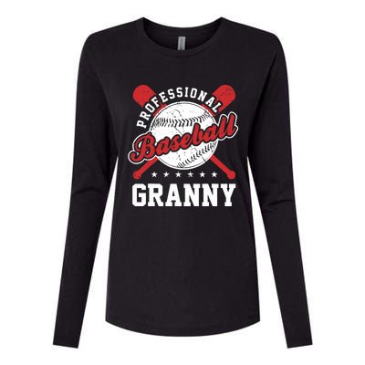 Professional Baseball Granny Team Sport Womens Cotton Relaxed Long Sleeve T-Shirt