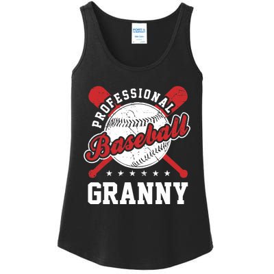 Professional Baseball Granny Team Sport Ladies Essential Tank