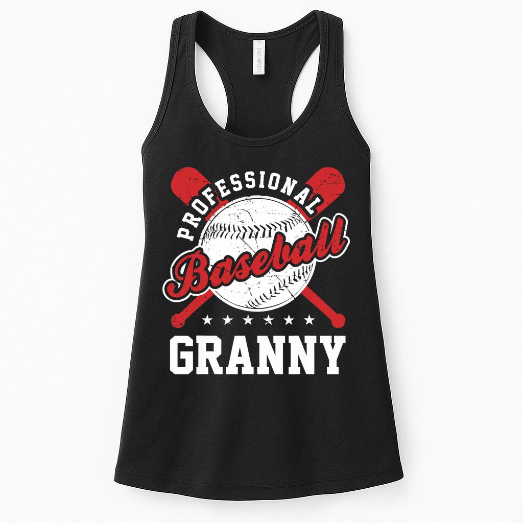 Professional Baseball Granny Team Sport Womens Tank Top