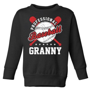 Professional Baseball Granny Team Sport Toddler Sweatshirt