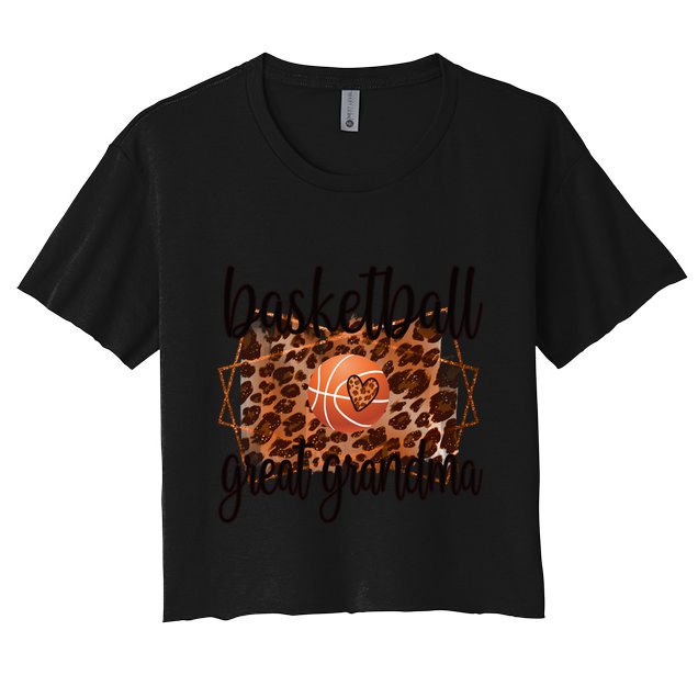 Proud Basketball Great Grandma Of A Basketball Player Gift Crop Top